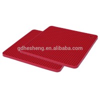 new drain dish drying kitchen bbq silicone mat plate for home hotel