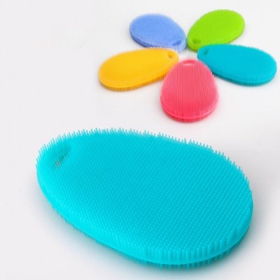 Affordable easy to carry and use food grade silicone dish brush silicone wash brush silicone dish washing brush wholesale price