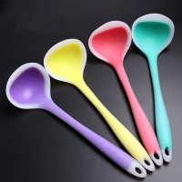 New Kitchen Eco-friendly Safety Silicone Soup Spoons